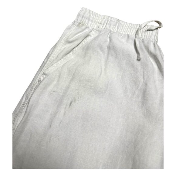 COTTON ON 100% Linen Lightweight Breathable Summer Boating Pants Mens Large - Picture 7 of 7